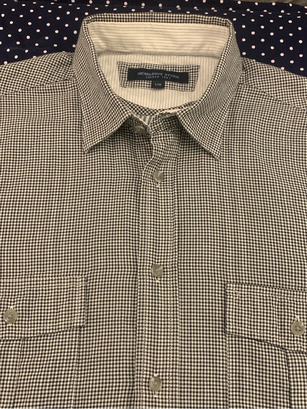 MICHELSONS STUDIO All Cotton Lined Fall/Winter Outdoor Shirt